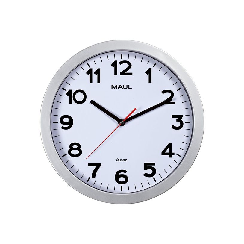 4002390065689-MaulStep - Horloge - mécanisme quartz - 30 cm - argent-P_79419607_1-0
