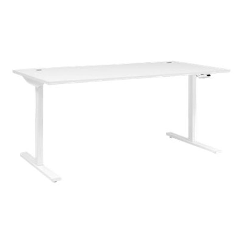 3483600718013-Bureau électrique réglable YES ! - 160 cm - Blanc-P_79419627_1-0