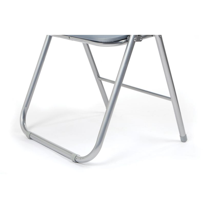 3760185028929-Chaise pliante JUNY - assise et dossier recouverts de PVC - Bleu-P_79419688_3-2