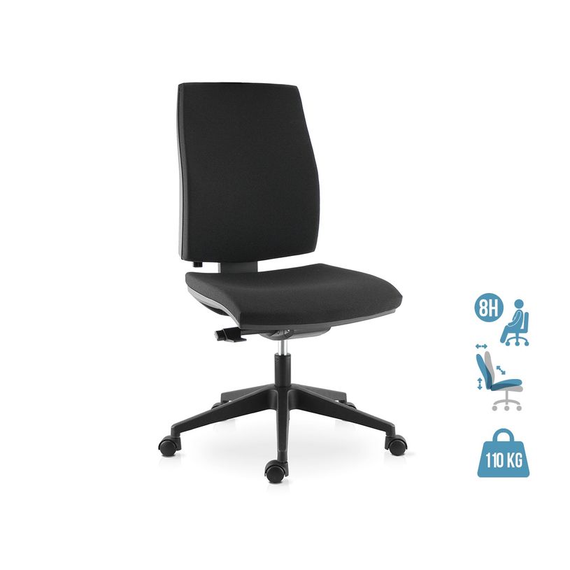 3660916034697-Fauteuil de bureau NOVE - accoudoirs en option - noir-P_79419741_1-0