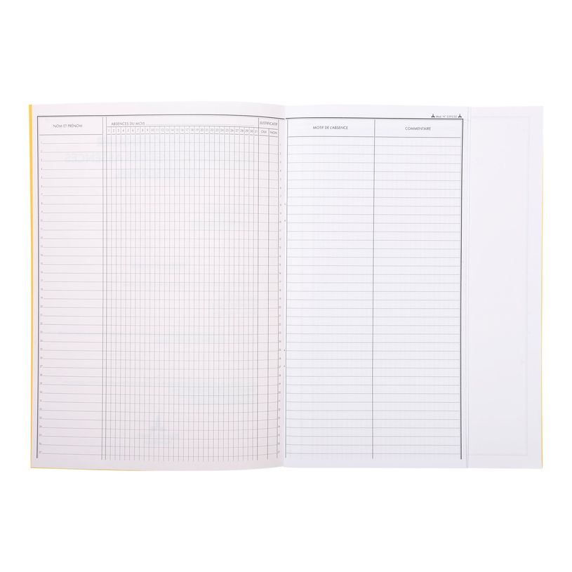 3370440539352-Le Dauphin - Registre journalier des présences et absences du personnel - A4-P_79419759_1-0