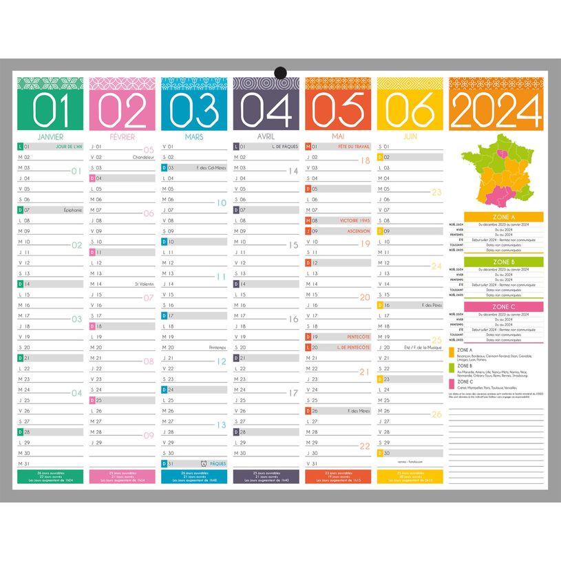 3592930026825-Bouchut Tendance - Calendrier bancaire 6 mois par face - 21 x 26,5 cm-P_79420126_1-0