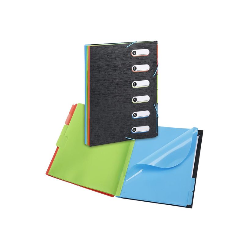 3135254977307-Viquel Office Design - Trieur polypro 6 positions - noir-P_79421133_2-1
