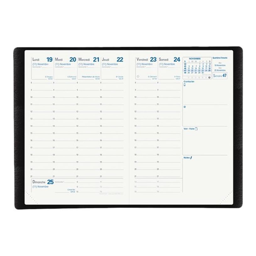 3371010290833-Agenda de poche Equology - 1 semaine sur 2 pages - 9 x 12,5 cm - rouge - Quo Vadis-P_79421267_2-1