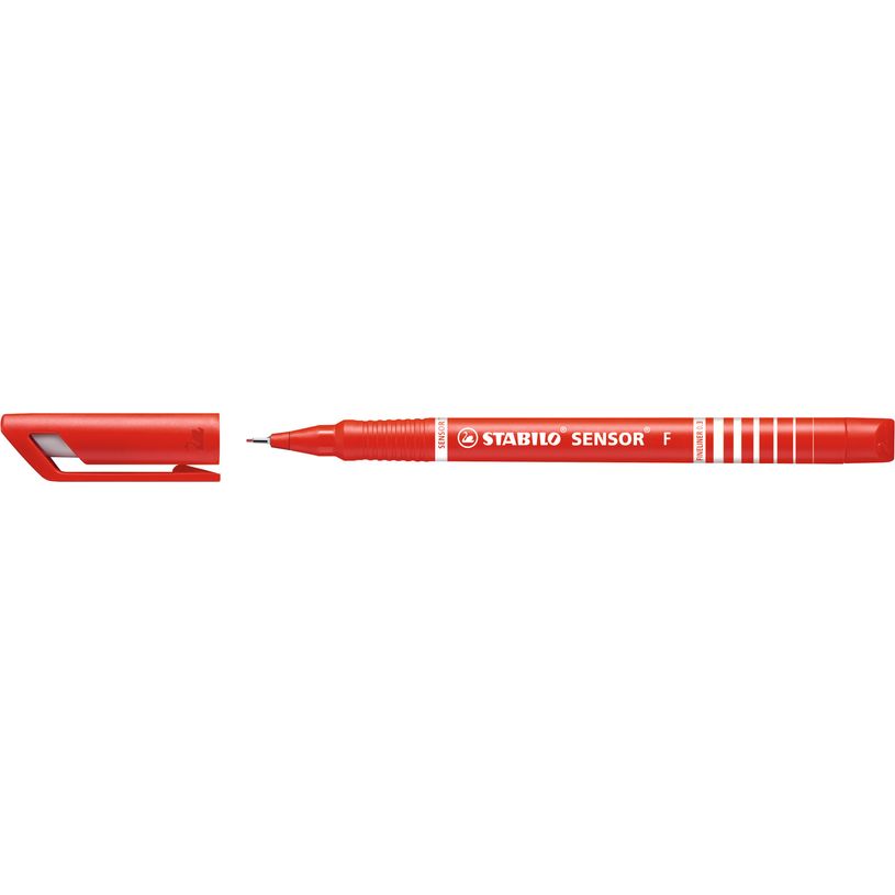 4006381114172-STABILO SENSOR F - Feutre d'écriture - pointe fine - rouge-P_79421625_1-0