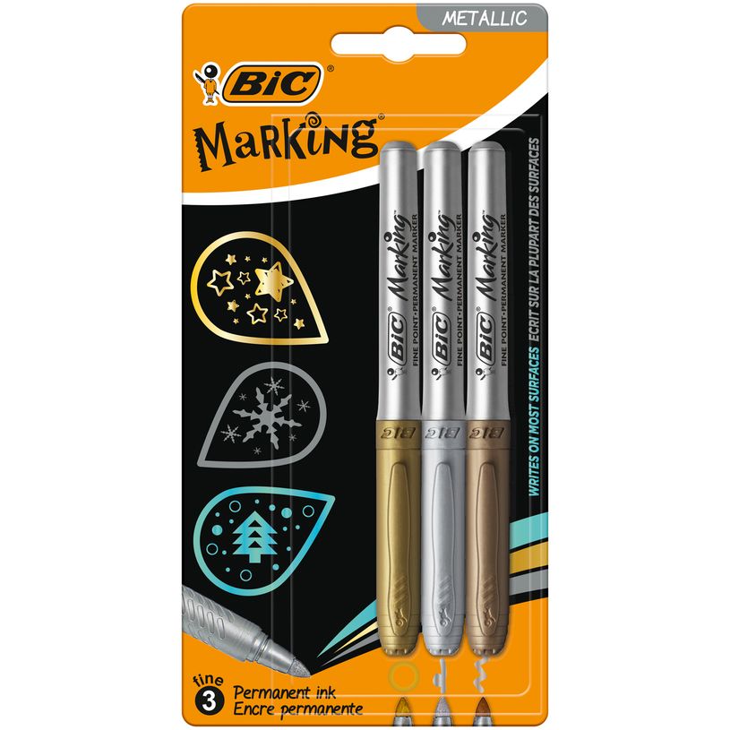 3086123464698-BIC MARKING COLOR - Pack de 3 marqueurs permanents - pointe moyenne - couleurs assorties-P_79421774_2-0