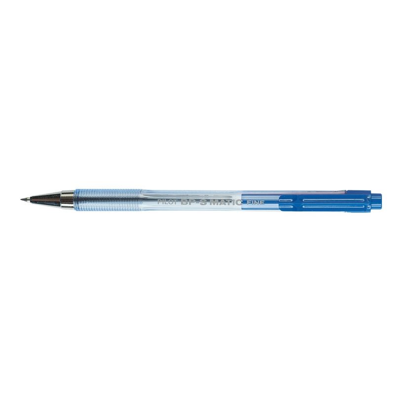 4902505106453-Pilot BP-S Matic - 12 Stylos à bille - bleu - rétractable - 0.7 mm-P_79421948_1-0