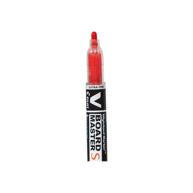 4902505487460-Pilot V BOARD MASTER S - Pack de 10 marqueurs effaçables - pointe extra fine - rouge-P_79422012_2-1
