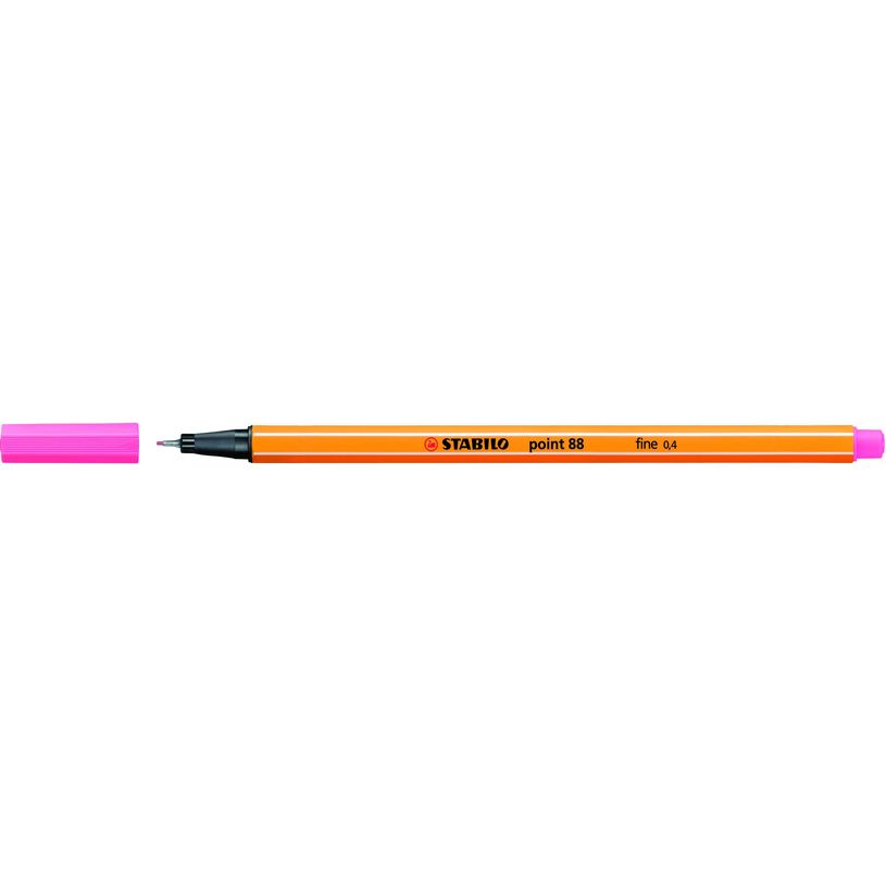 4006381493093-STABILO Point 88 - Feutre fin - 0.4 mm - rose clair-P_79423028_1-0