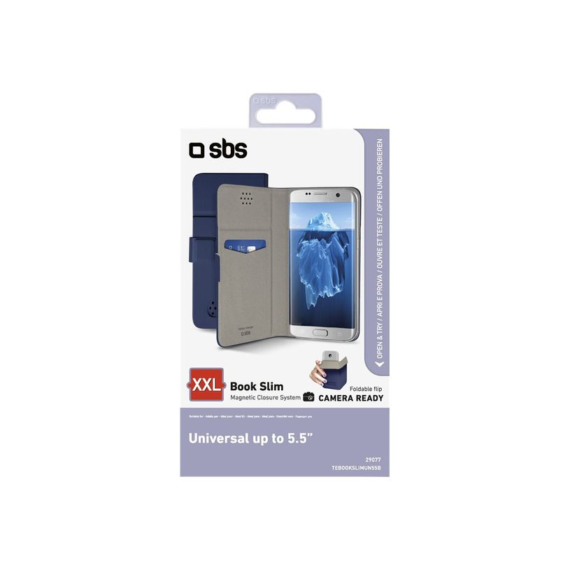 8018417229077-SBS Bookslim Case TEBOOKSLIMUN55B - protection à rabat pour téléphone portable-P_79423385_6-5
