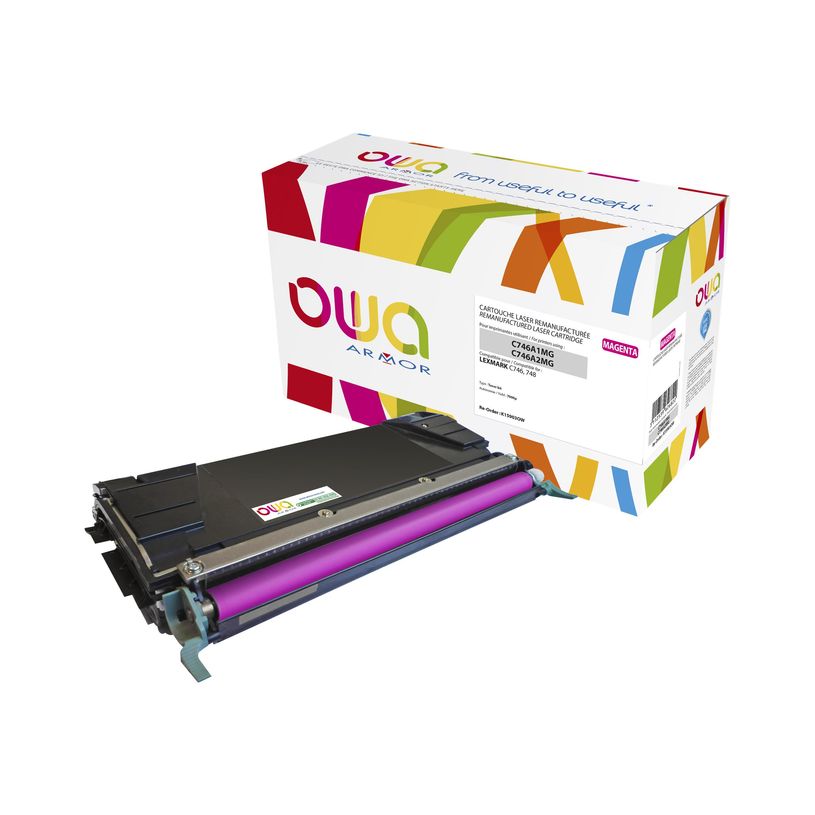 3112539626822-Cartouche laser compatible Lexmark C746A1MG - magenta - Owa K15903OW-P_79423690_1-0