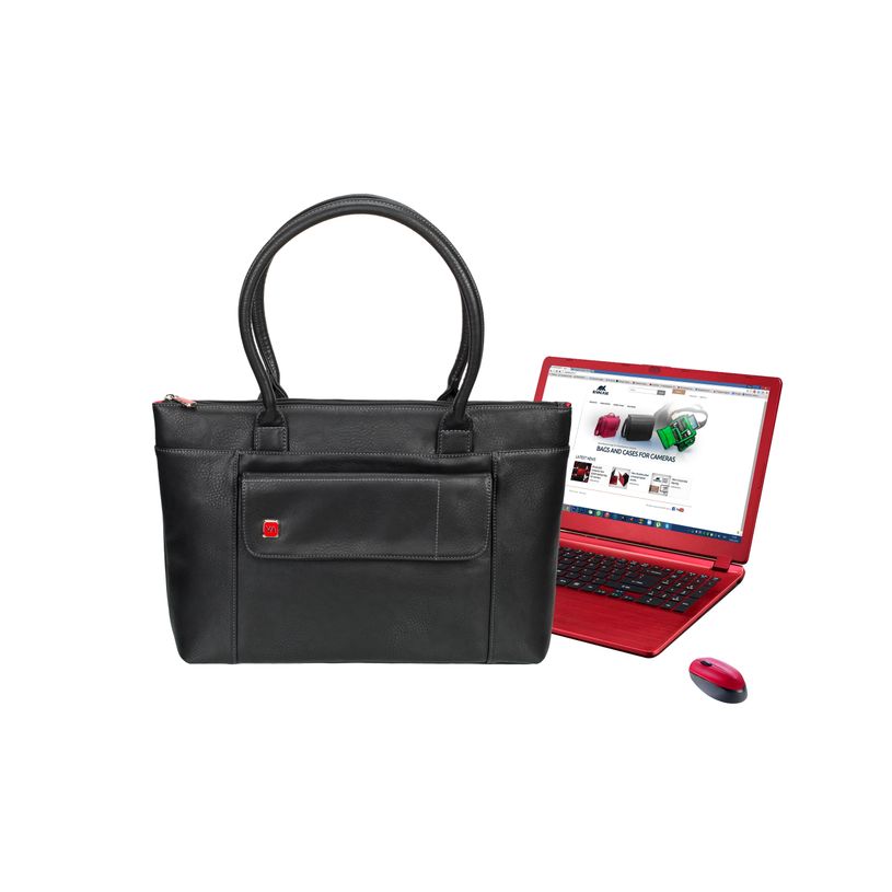 6901201089914-RIVACASE Orly - Sacoche féminine pour ordinateur portable 15,6" - noir-P_79423779_6-3