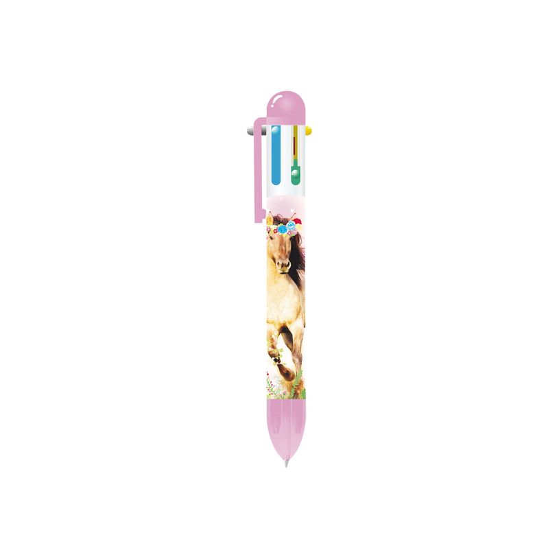 3108726753730-Oberthur My love horse Cheval - 6 crayons à bille de couleur-P_79424464_1-0