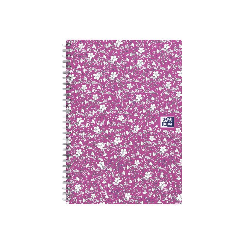 3020120113357-Oxford Floral - Carnet de notes à spirale - A5 - 120 pages - ligné-P_79424842_2-0