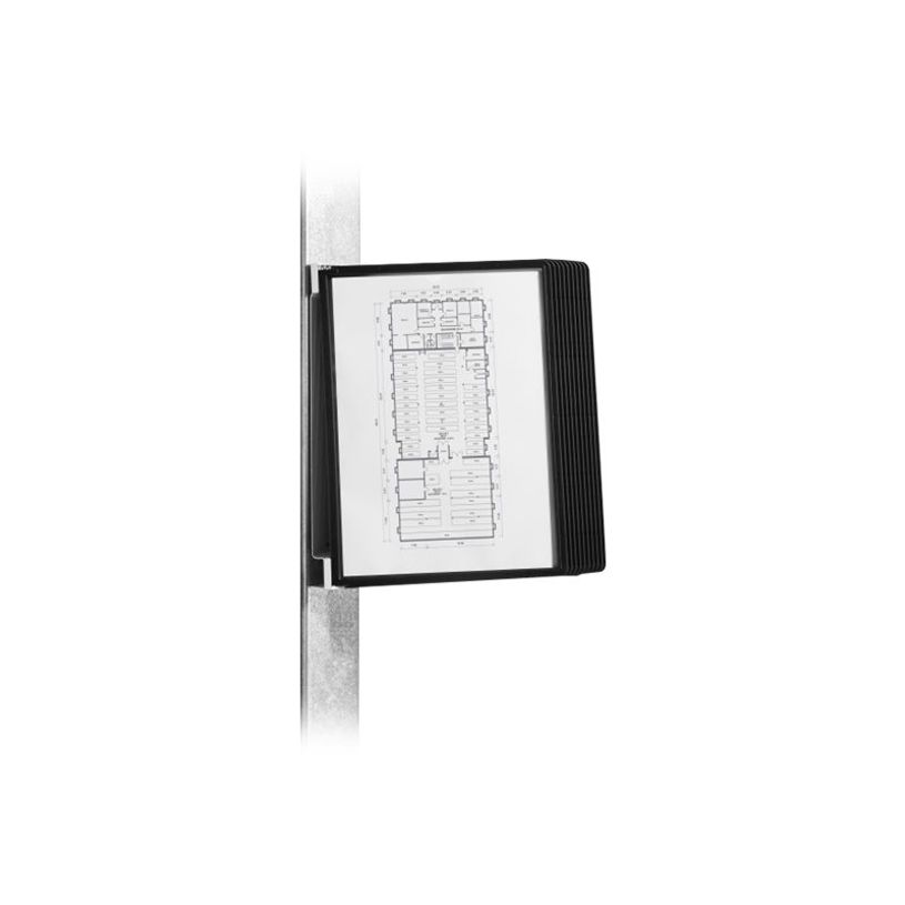 4005546981970-Durable Vario - Support mural magnétique avec 10 pochettes A4 - noir-P_79425273_1-0