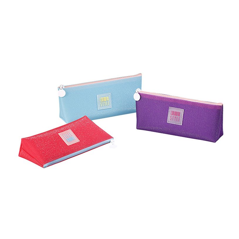 3135258357822-Trousse triangulaire Jelly - 1 compartiment - 3 coloris disponibles - Viquel-P_79427533_1-0
