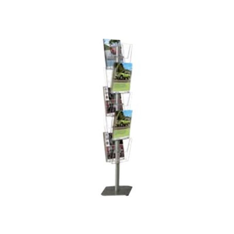 3660412031138-Promocome - Présentoir de sol 5 niveaux pour brochures A4 - 10 bacs vision recto/verso-P_79427724_1-0