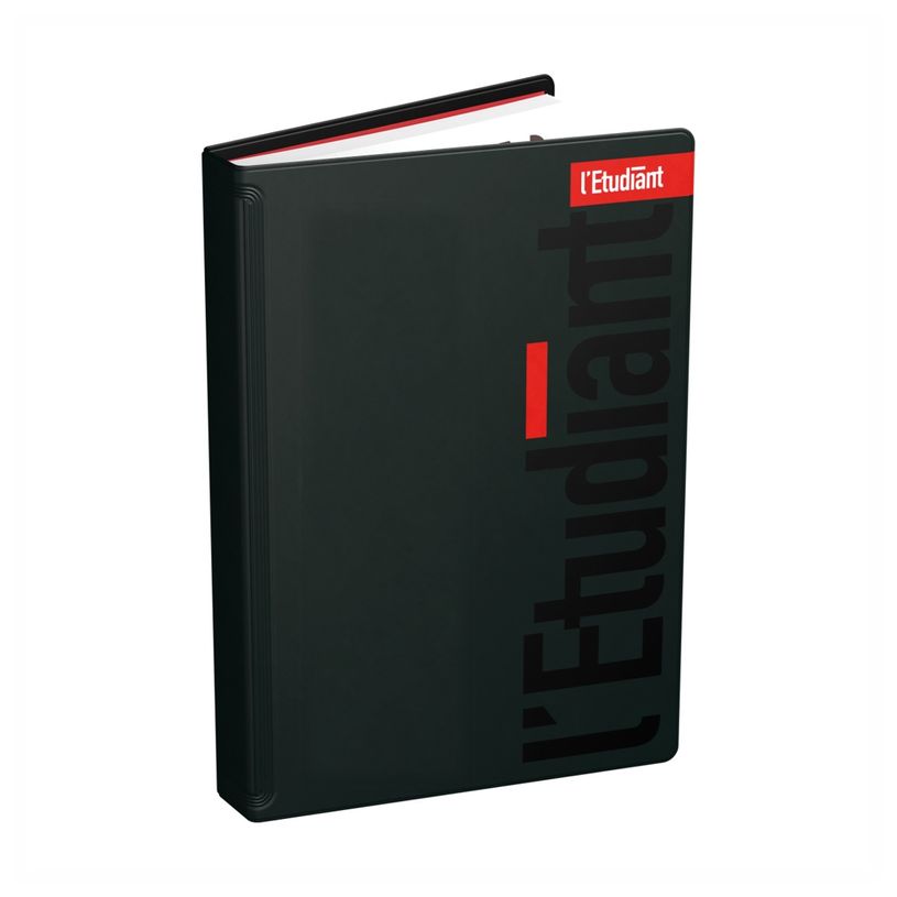 3147280121081-Agenda L'Étudiant gommé - 1 jour par page - 12 x 18 cm - noir gommé mat - Exclusivité B-P_79428182_2-0
