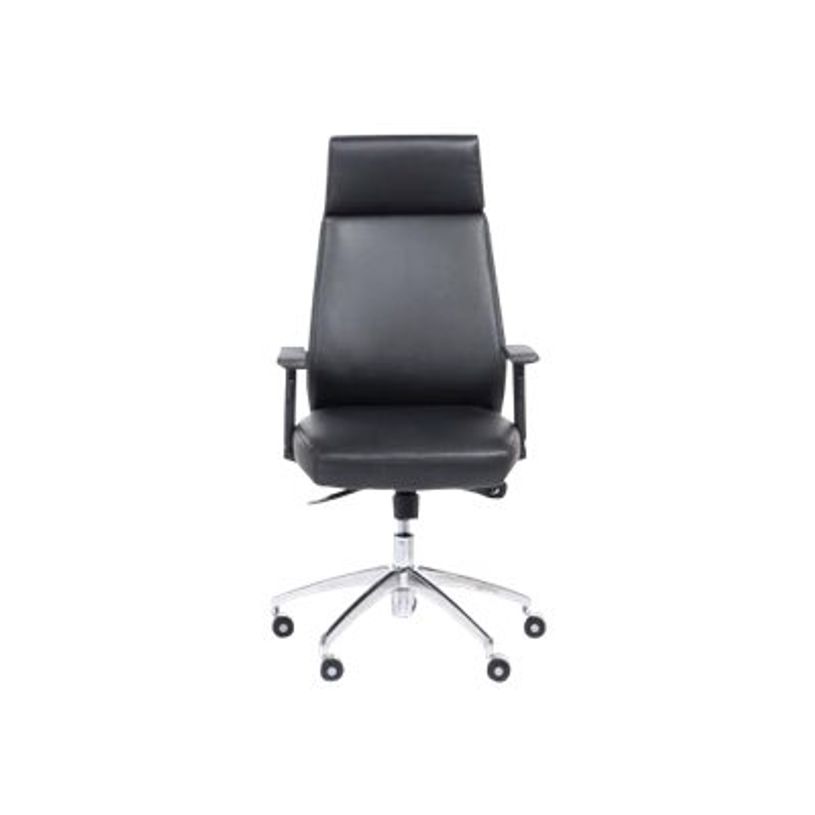 3760185029056-Fauteuil de bureau PHILADELPHIE - accoudoirs réglables - appui-tête intégré - noir-P_79428546_2-1