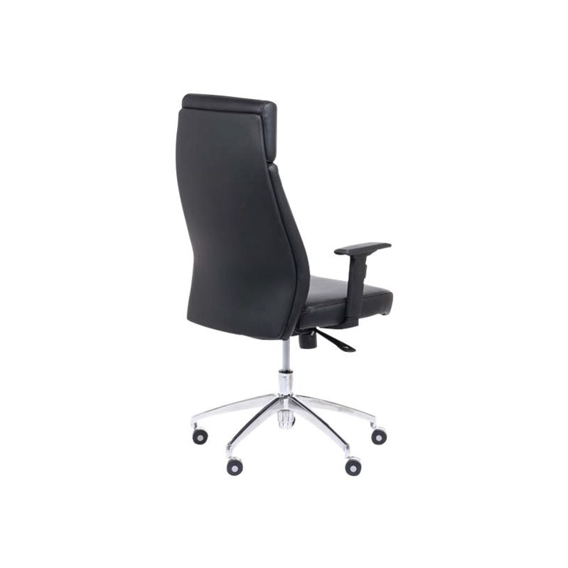 3760185029056-Fauteuil de bureau PHILADELPHIE - accoudoirs réglables - appui-tête intégré - noir-P_79428546_3-2