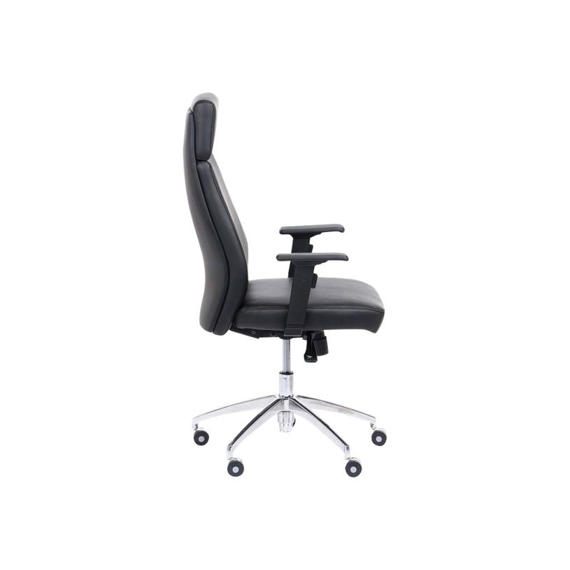 3760185029056-Fauteuil de bureau PHILADELPHIE - accoudoirs réglables - appui-tête intégré - noir-P_79428546_5-4