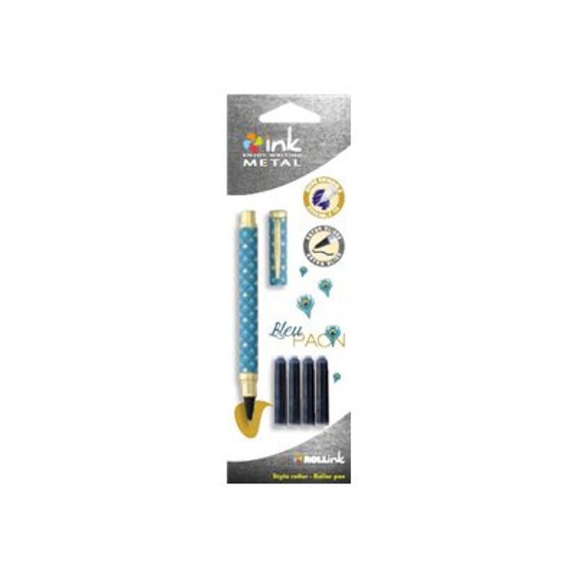 3173740235296-Ink Metal - Roller bleu paon - différents modèles disponibles-P_79428726_1-1