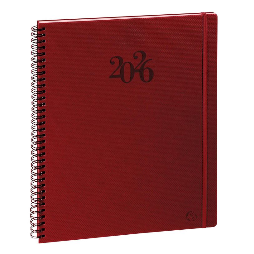 3660942060967-Agenda spiralé Swan Eurotime 29W - 1 semaine sur 2 pages - 21 x 29,7 cm - disponible dans différentes cou--1