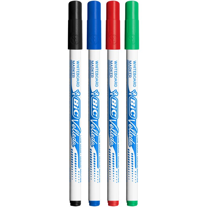 3086123333697-BIC VELLEDA 1721 - Pack de 5 marqueurs effaçables - pointe fine - couleurs assorties-P_79429573_13-1