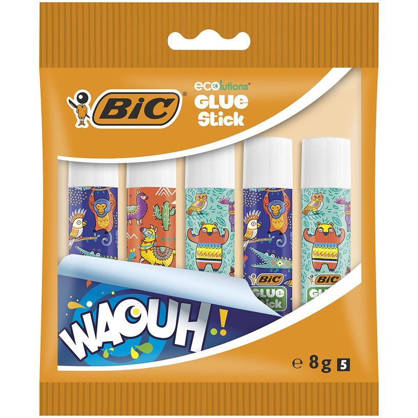 3086123509085-BIC - Lot de 5 Bâtons de colle blanche - 8 gr-P_79429583_1-0