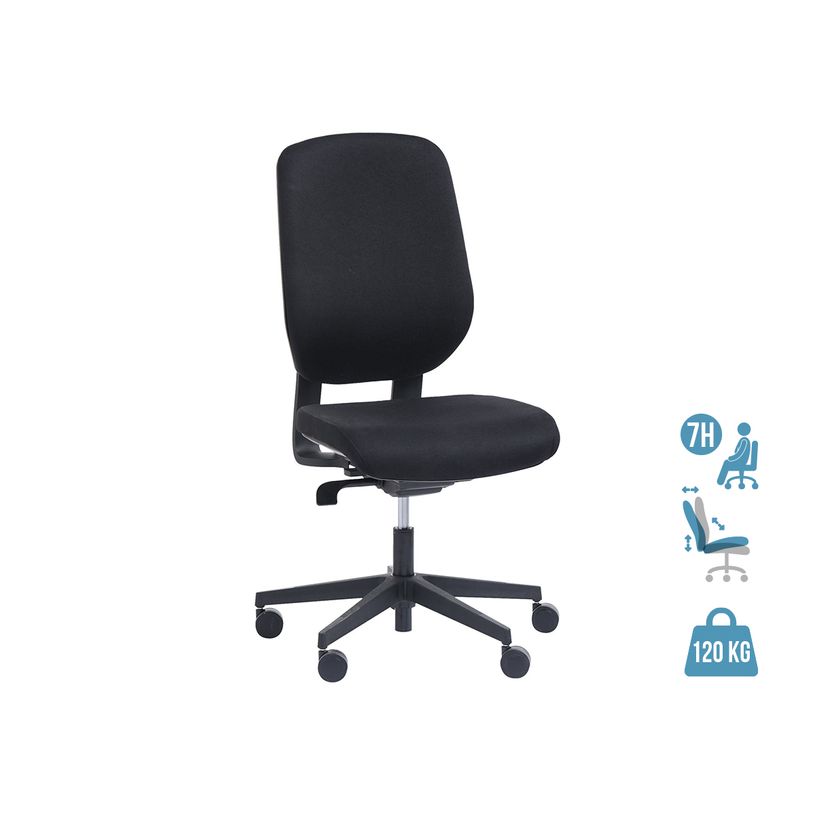 3760185029308-Fauteuil de bureau ROMEO - accoudoirs en option - noir, base noire-P_79429686_1-0