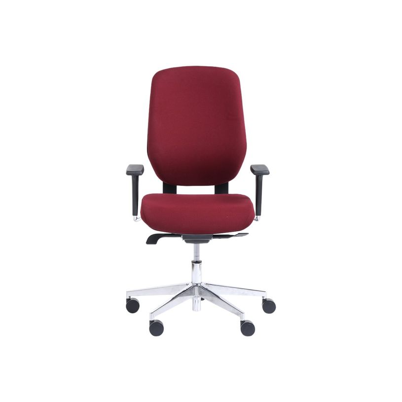 3760185029360-Fauteuil de bureau ROMEO - accoudoirs en option - bordeaux, base alu-P_79429692_3-2