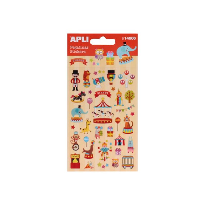 8410782146063-APLI kids Circus - decoration adhesive set-P_79429804_1-0