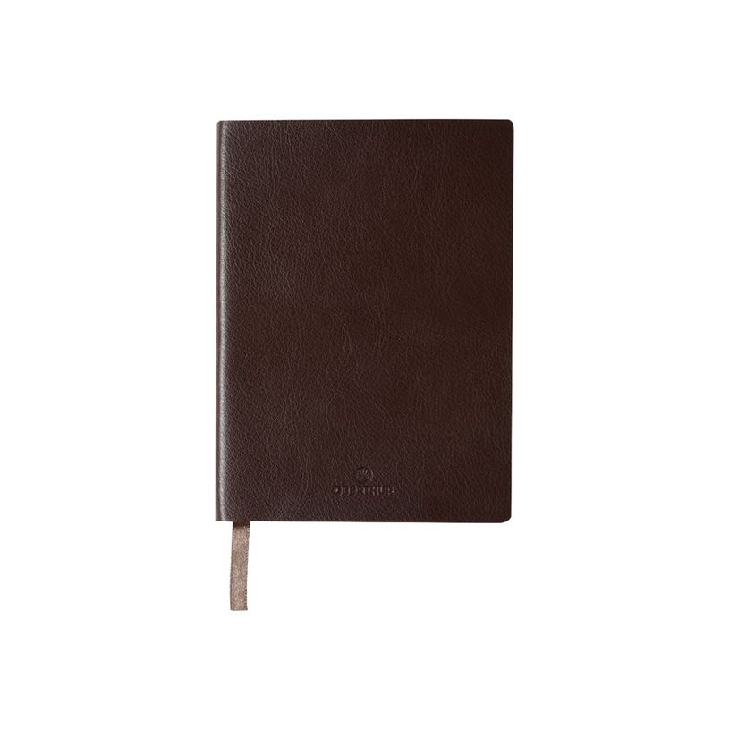 3108724521164-Oberthur - Carnet de notes en cuir - A6 - brun-P_79429900_2-0
