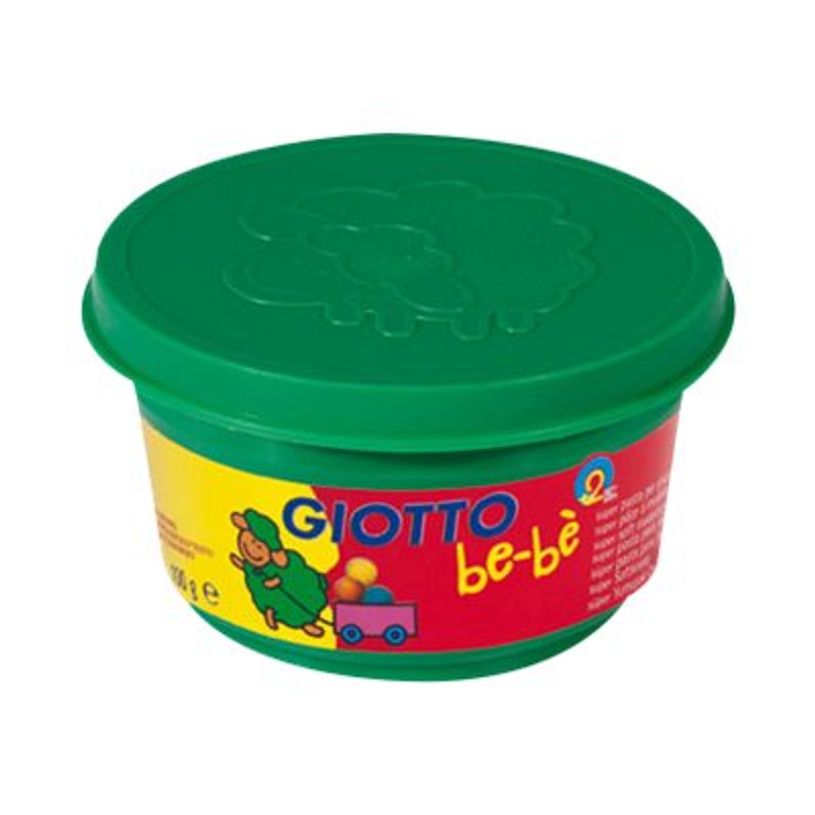 8000825464928-GIOTTO be-bè - pâte à modeler - 4pots Jaune, Rose, Rouge, Vert - 100gr-P_79430011_2-1