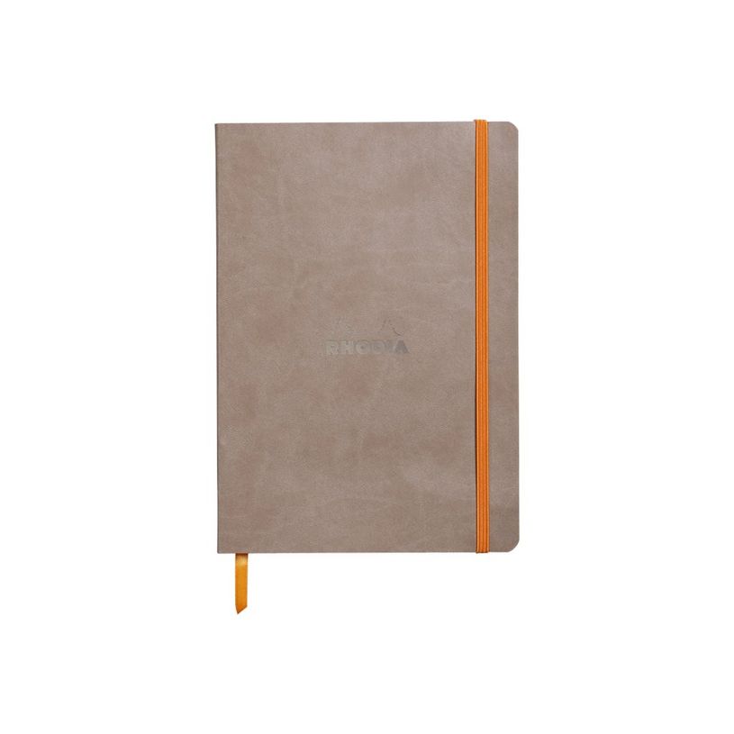 3037921174043-RHODIA Rhodiarama - Carnet souple A5 - 160 pages - ligné - taupe-P_79430240_1-0
