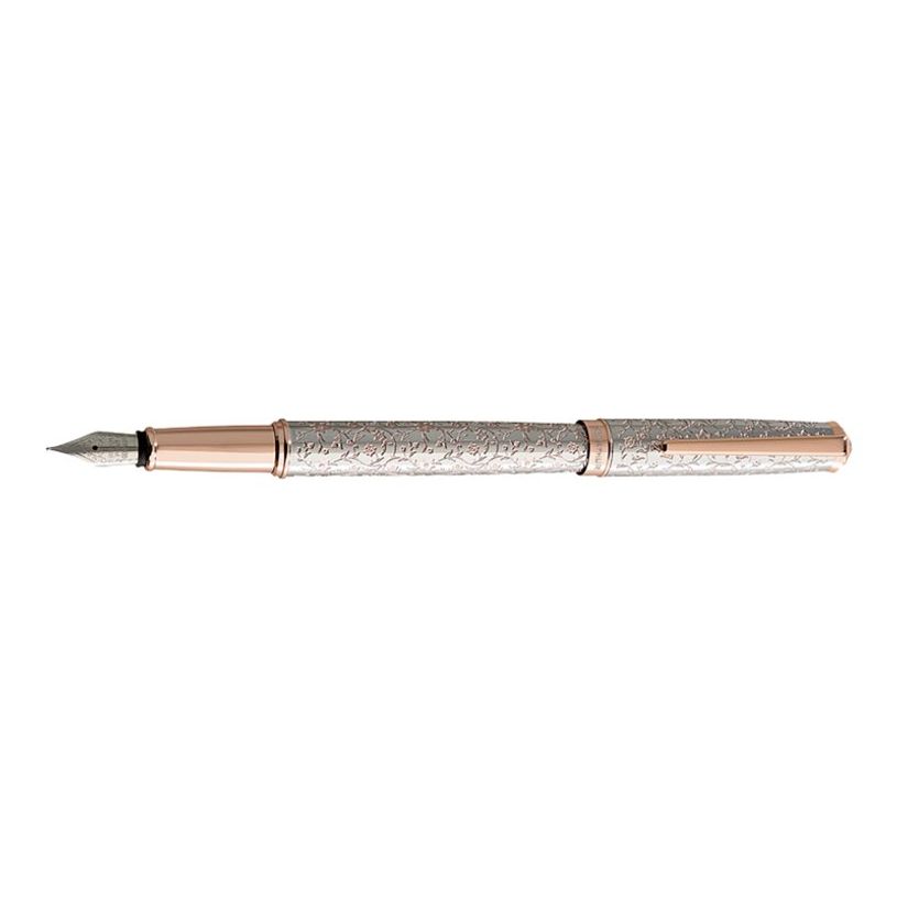 3108722402687-Oberthur Byzance - Stylo plume chrome/cuivré-P_79430538_2-1