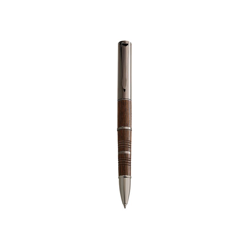 3108722412419-Oberthur Swing - Stylo à bille wengé africain / métal gun-P_79430557_1-0