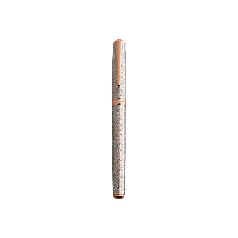 3108722412686-Oberthur Byzance - Stylo à bille à capuchon chrome/cuivre-P_79430559_1-0