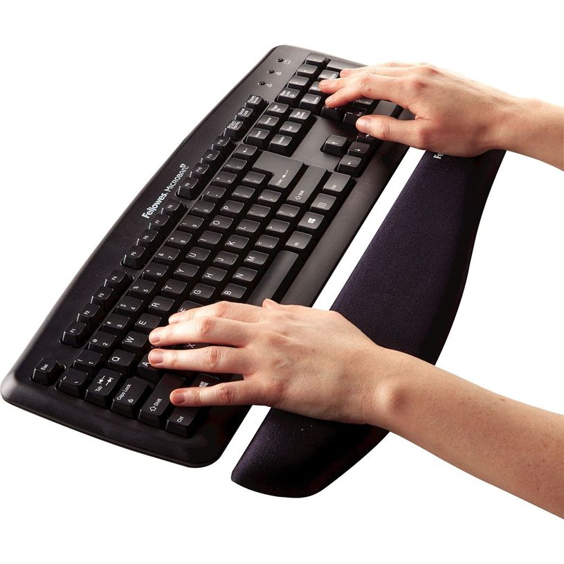 0043859718924-Fellowes PlushTouch - Repose-poignets clavier ergonomique - protection antibactérienne Microban - mousse à mémoir-P_79431494_6-3
