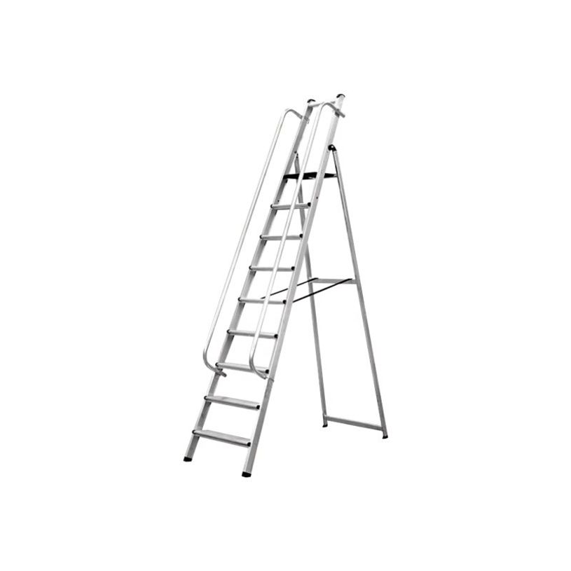 3700092278284-Escabeau - 9 marches - gris et noir-P_79431584_1-0