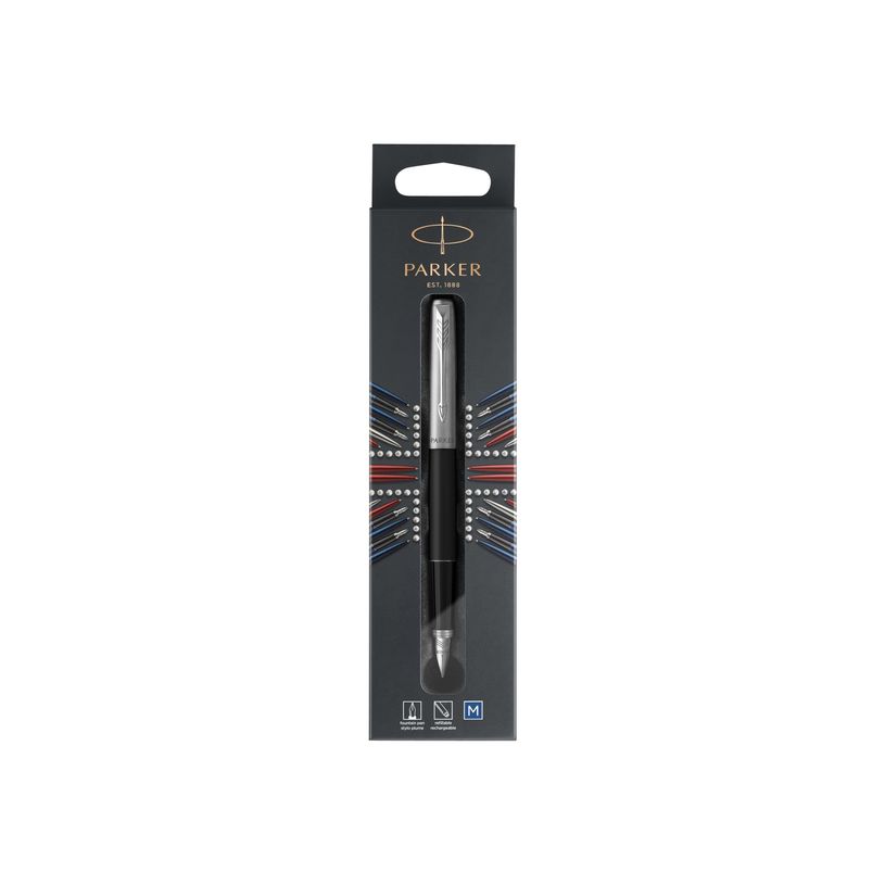 3026980309473-Parker Jotter Bond Street - Stylo plume noir - pointe moyenne-P_79431700_5-4