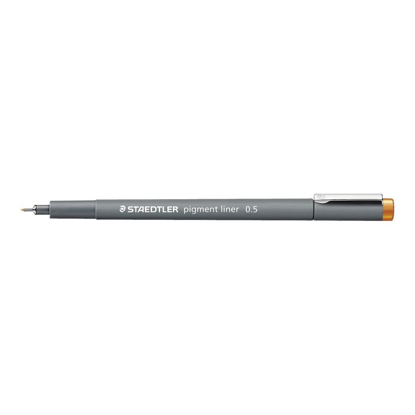 4007817036617-STAEDTLER pigment liner - Feutre fin - 0.5 mm - orange-P_79431804_1-0