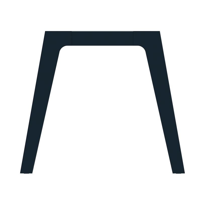 3253310162068-Bureau simple STEELY - L160 cm - Pieds carbone - plateau imitation Hêtre-P_79432487_2-1