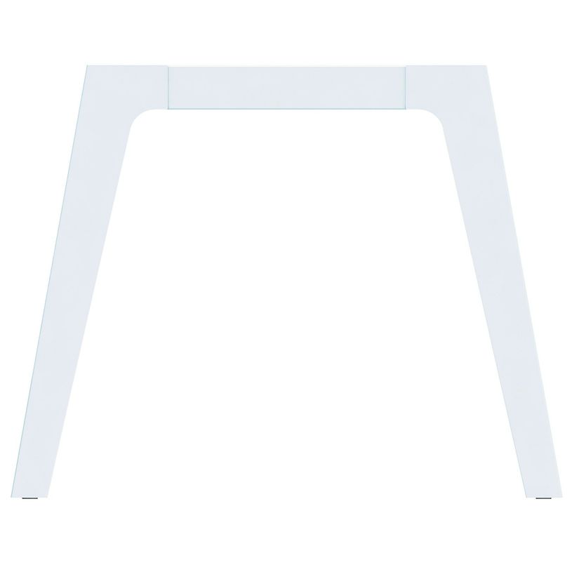 3253310163331-Bureau STEELY Manager - L180 x P100 x H72,5 cm - plateau imitation Chêne gris - Pieds blan-P_79432614_2-2