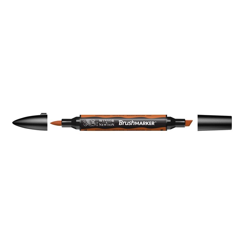 884955042991-BrushMarker - Stylo pinceau et marqueur - marron selle de cheval-P_79432698_1-0