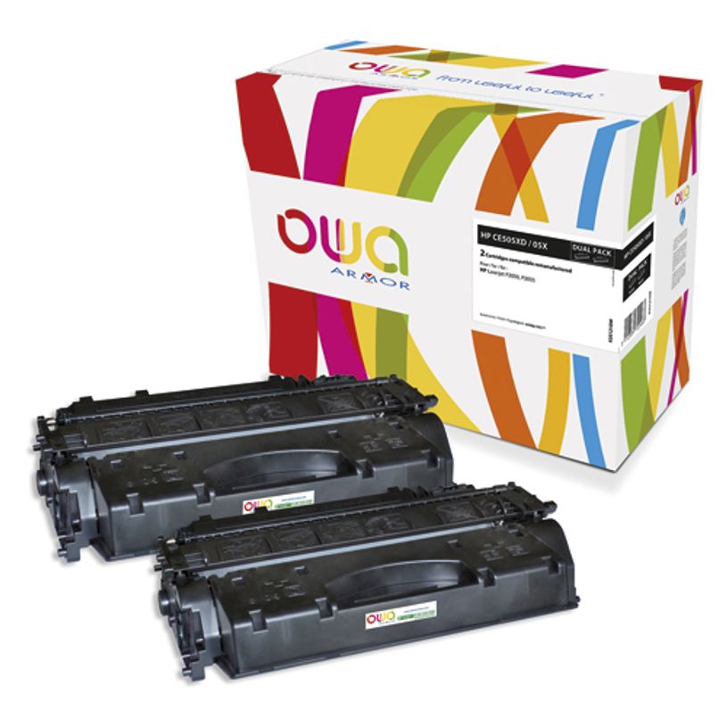 3112539722463-Cartouche laser compatible Canon 719H - pack de 2 - noir - Owa K35121OW-P_79433179_1-0