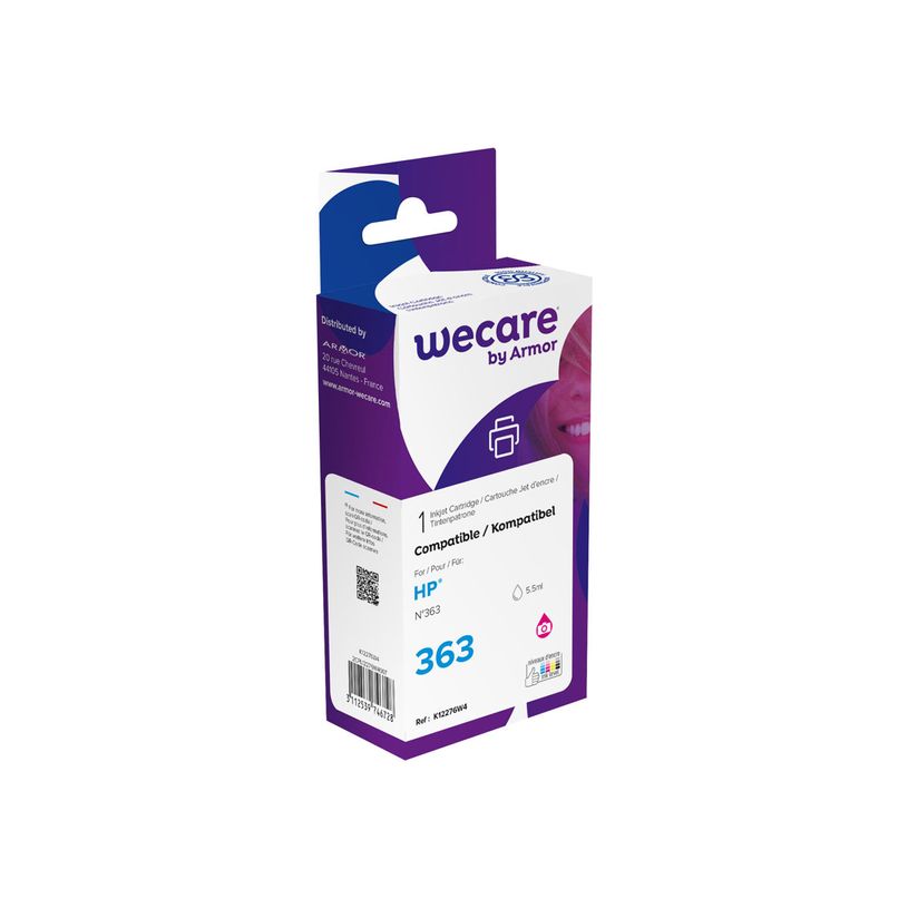 3112539746728-Cartouche compatible HP 363 - photo magenta - Wecare-P_79434216_1-0