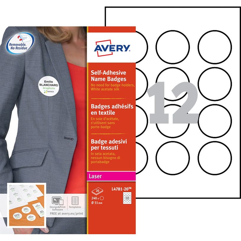 5014702134326-Avery - 240 badges adhésifs ronds pour étiquettes laser - diamètre 51 mm-P_79434482_1-0