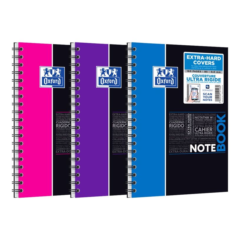 3020120121260-Oxford Etudiants - Cahier Notebook B5 (19 x 25 cm) - 160 pages - petits carreaux (5x5 mm) - double spirale - disponib-P_79434748_9-8