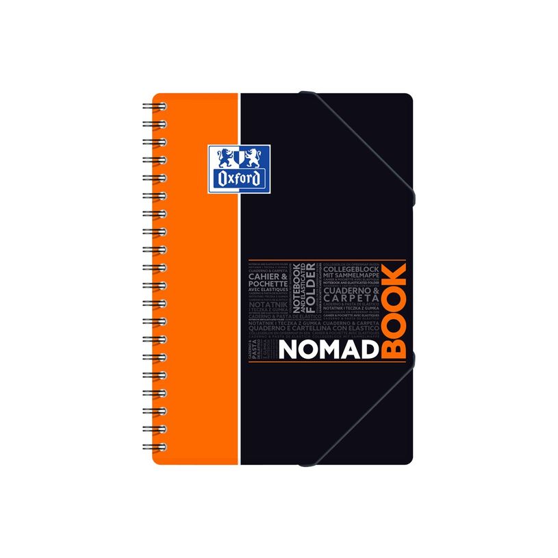 3020120121680-Oxford Etudiants - Cahier Nomadbook B5 (19 x 25 cm) avec pochettes 3 rabats - 160 pages - petits carreaux (5x5 mm) - double spirale - disponib-P_79434750_3-2